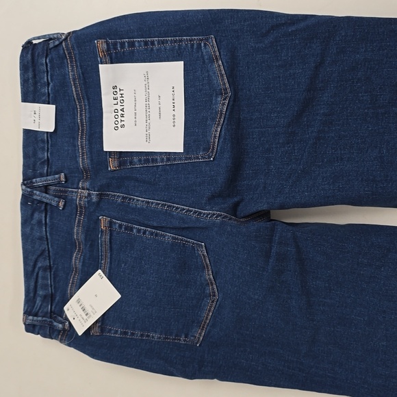 GOOD AMERICAN GOOD LEGS STRAIGHT JEANS - Picture 11 of 15